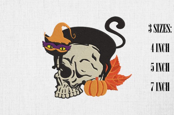 Black Cat and Human Skeleton Skull Review