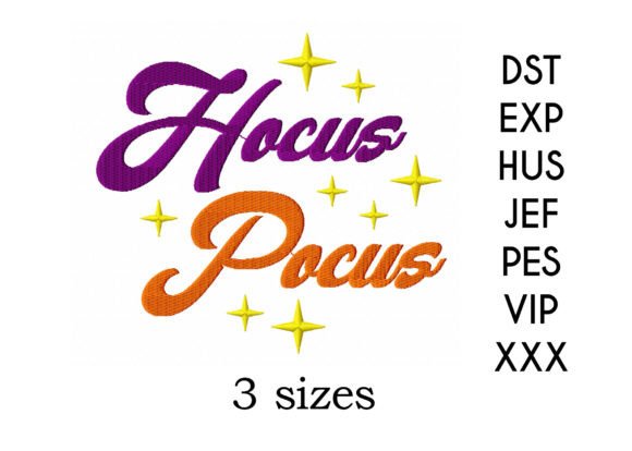 Hocus Pocus Embroidery Design Review