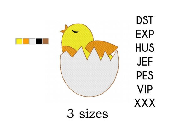 Nestling in Egg Embroidery Design Review