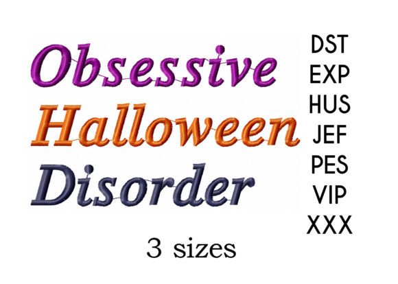 Obsessive Halloween Disorder Embroidery Review