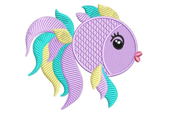 Rainbow Fish Embroidery Design Review