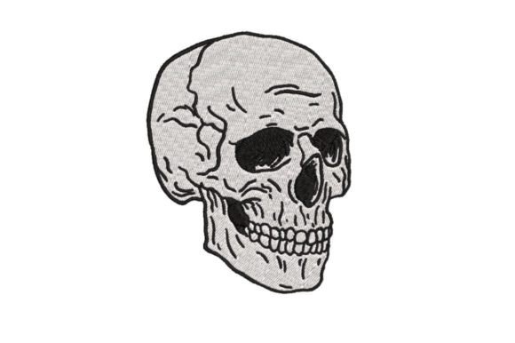 Scary Human Skull Embroidery Review