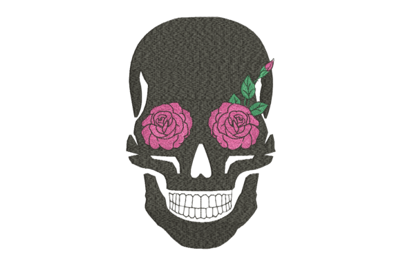 Skull with Rose Embroidery Design Review