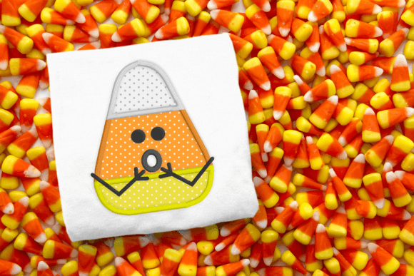 Surprised Candy Corn Applique Review for Etsy Sellers
