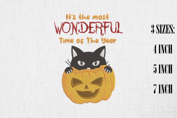 The Most Wonderful Time Black Cat